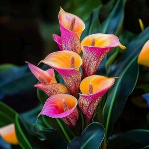 Калла Оникс купить по цене от 450р. в интернет-магазине «Посадика» с доставкой почтой в в Охае и по всей России – [изображение №1].