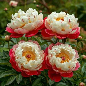 Пион Коралловый Каскад купить по цене от 490р. в интернет-магазине «Посадика» с доставкой почтой в в Охае и по всей России – [изображение №1].